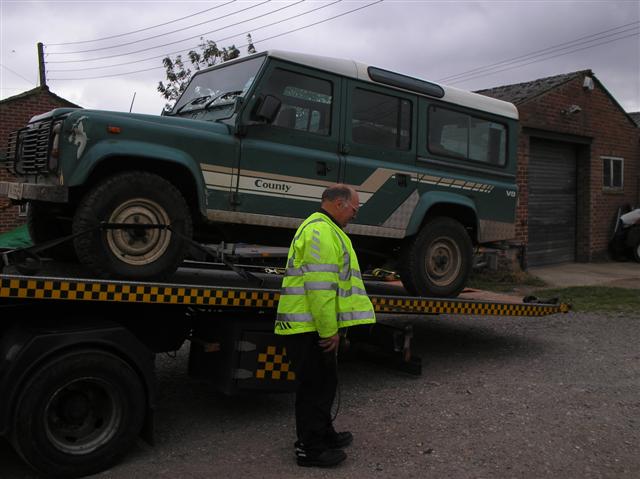 Landy on AA Truck